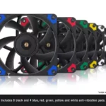 Noctua NF A12x15 PWM chromax.black .swap Fan 3