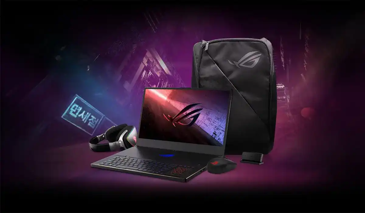 ASUS ROG ZEPHYRUS S17 GAMING LAPTOP Full Set
