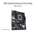 Alternative view of ASUS PRIME H610M-E D4 Mainboard