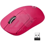 Alternative view of Logitech G Pro X Superlight Wireless Gaming Mouse - Pink Magenta