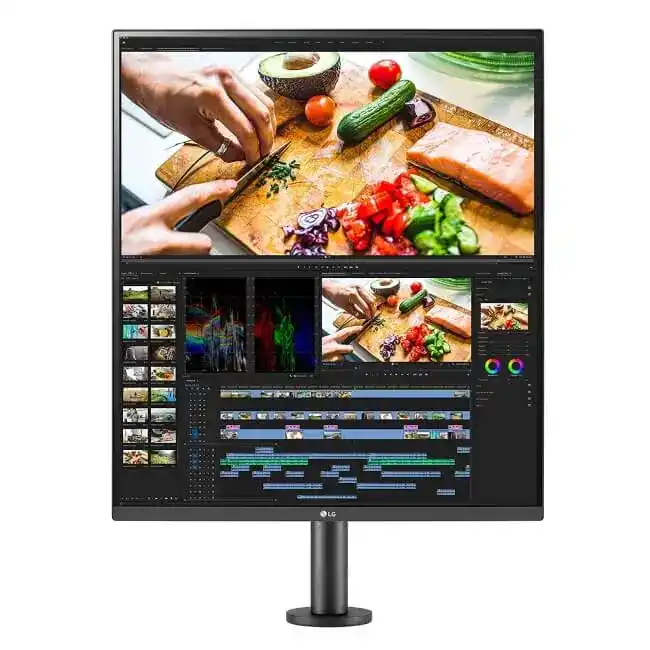 LG DualUp 28MQ780-B Black - 28 inch, SDQHD(2560 x 2880), Nano IPS, DualUp Monitor with Ergo Stand, DCI-P3 98% (Typ.) with HDR10, USB Type-C (90W PD)