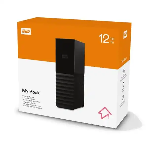 Western Digital My Book 12TB Desktop HDD (WDBBGB0120HBK-SESN) 4 Western Digital My Book 12TB Desktop HDD (WDBBGB0120HBK-SESN) - Ảnh 4