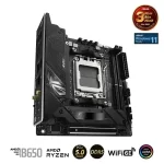 Alternative view of ASUS ROG STRIX B650E-I GAMING WIFI - iTX Mainboard