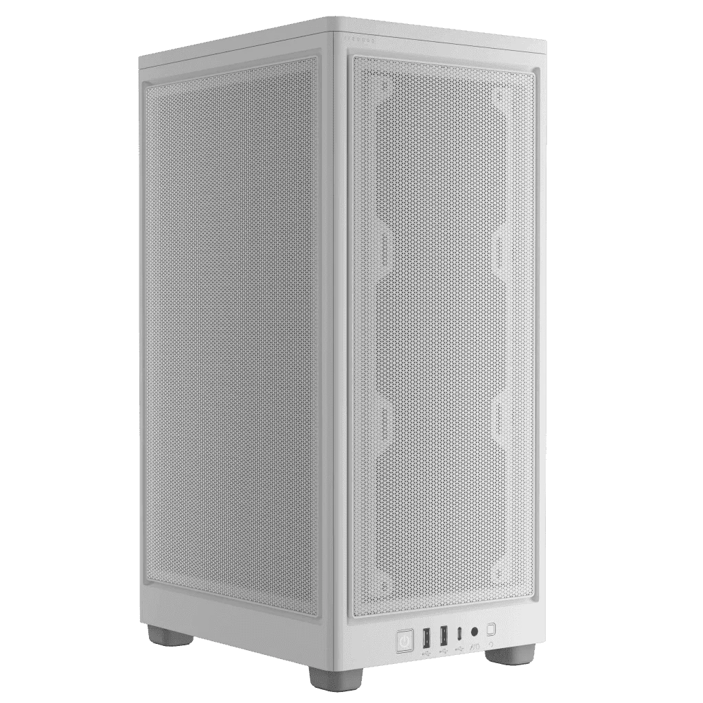 CORSAIR 2000D Airflow Mini-ITX Case - White, Small Form Factor