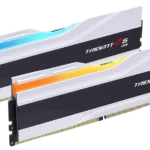 G.Skill Trident Z5 RGB White 64GB (2x32GB) Memory Kit - Intel XMP 3.0 & AMD EXPO, 6000MHz CL36 (F5-6000J3636F32GX2-TZ5RW)