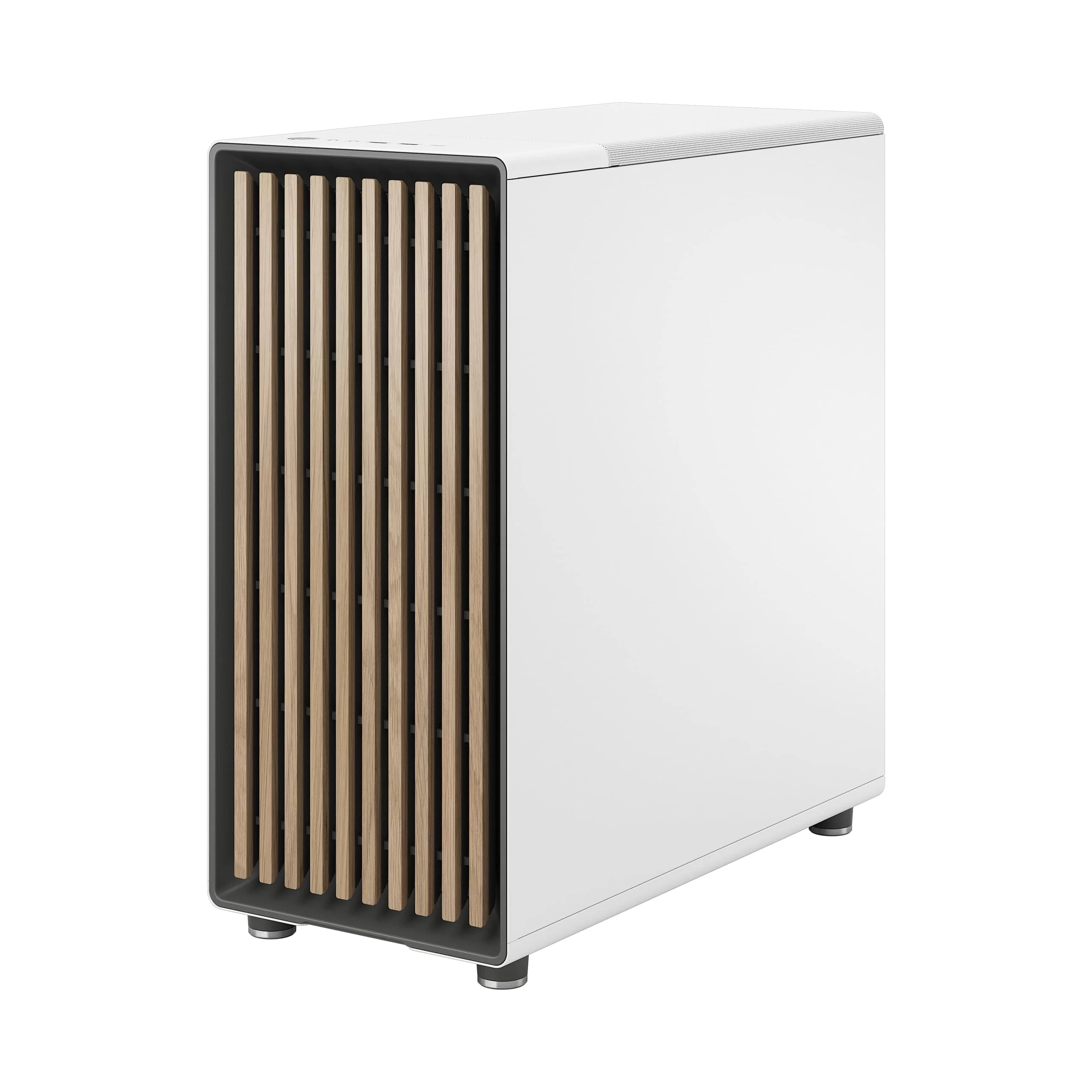 Fractal Design North Chalk White TG Clear Tint - Tempered Glass Clear ATX Mid Tower Gaming Case - Wood Oak Front, 2x140mm Fans included, Type C USB 13 Fractal Design North Chalk White TG Clear Tint - Tempered Glass Clear ATX Mid Tower Gaming Case - Wood Oak Front, 2x140mm Fans included, Type C USB - Ảnh 13