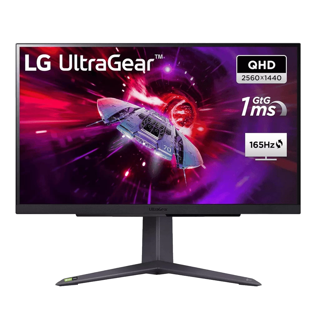 LG Ultragear 27GR75Q-B Gaming Monitor - 27 inch QHD (2560 x 1440), 165Hz, IPS 1ms (GtG), HDR10, sRGB 99% (Typ.), AMD FreeSync™ Premium, NVIDIA® G-SYNC® Compatible 1 LG Ultragear 27GR75Q-B Gaming Monitor - 27 inch QHD (2560 x 1440), 165Hz, IPS 1ms (GtG), HDR10, sRGB 99% (Typ.), AMD FreeSync™ Premium, NVIDIA® G-SYNC® Compatible