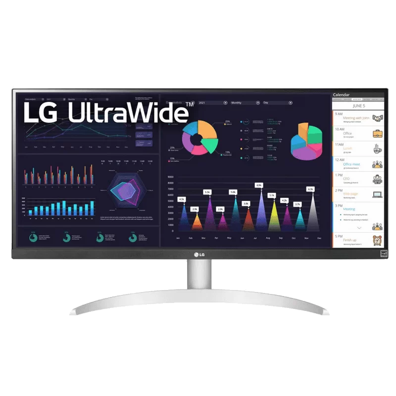 LG UltraWide 29WQ600-W Monitor - 29 inch, Full HD (2560 x 1080), IPS Panel, sRGB 99%, HDR 10, USB Type-C™ 1 LG UltraWide 29WQ600-W Monitor - 29 inch, Full HD (2560 x 1080), IPS Panel, sRGB 99%, HDR 10, USB Type-C™