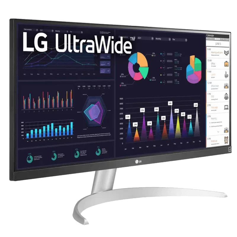 LG UltraWide 29WQ600-W Monitor - 29 inch, Full HD (2560 x 1080), IPS Panel, sRGB 99%, HDR 10, USB Type-C™ 3 LG UltraWide 29WQ600-W Monitor - 29 inch, Full HD (2560 x 1080), IPS Panel, sRGB 99%, HDR 10, USB Type-C™ - Ảnh 3