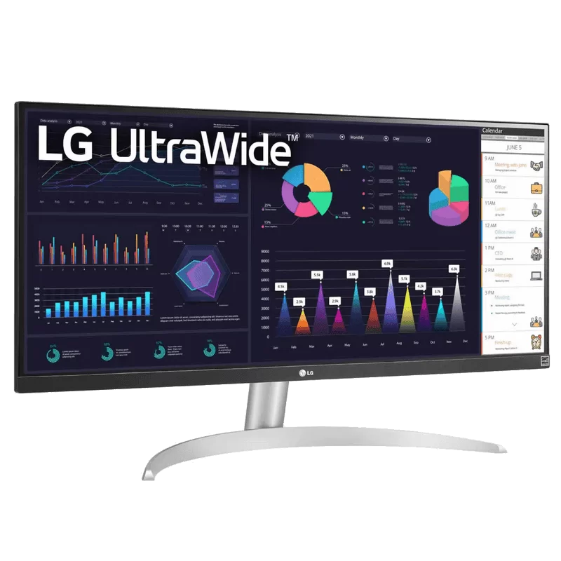 LG UltraWide 29WQ600-W Monitor - 29 inch, Full HD (2560 x 1080), IPS Panel, sRGB 99%, HDR 10, USB Type-C™ 5 LG UltraWide 29WQ600-W Monitor - 29 inch, Full HD (2560 x 1080), IPS Panel, sRGB 99%, HDR 10, USB Type-C™ - Ảnh 5