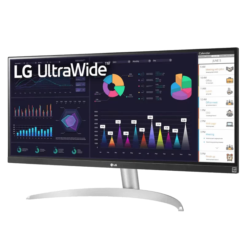 LG UltraWide 29WQ600-W Monitor - 29 inch, Full HD (2560 x 1080), IPS Panel, sRGB 99%, HDR 10, USB Type-C™ 4 LG UltraWide 29WQ600-W Monitor - 29 inch, Full HD (2560 x 1080), IPS Panel, sRGB 99%, HDR 10, USB Type-C™ - Ảnh 4