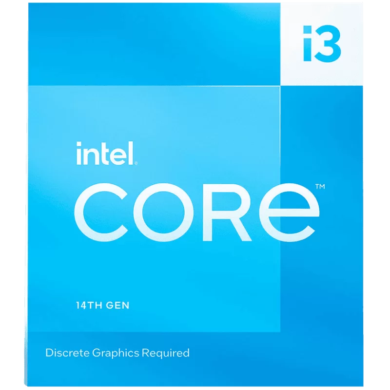 Intel 14th Core i3-14100F Processor (4C8T, 3.50 GHz up to 4.70 GHz, 10nm, LGA 1700 Raptor Lake Refresh)