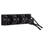 Alternative view of ASUS ProArt LC 420 AIO Liquid CPU Cooler - illuminated system status meter, 420mm radiator, 3-Phase Motor Pump, 3x Noctua NF-A14 industrialPPC 140mm Fans