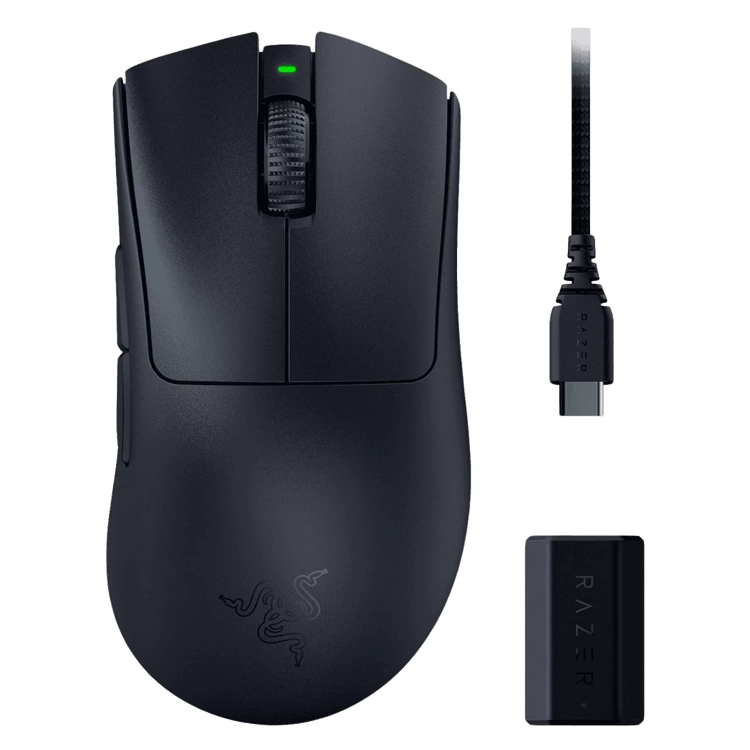 Razer DeathAdder V3 Pro Wireless Gaming Mouse + HyperPolling Wireless Dongle - World Packaging