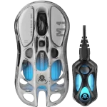 GravaStar Mercury M1 Pro Battle Worn Edition Wireless Gaming Mouse - Silver Mist