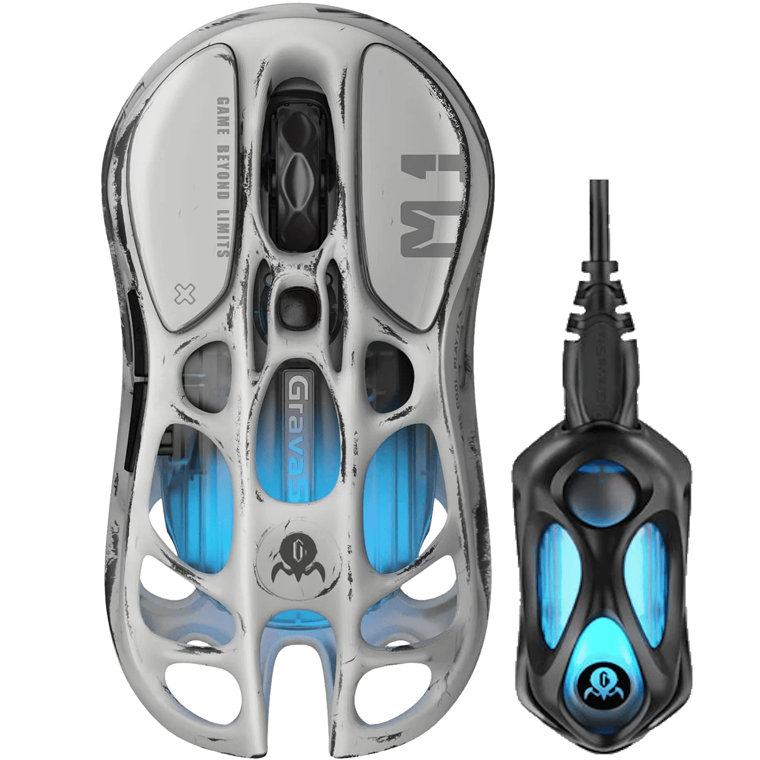 GravaStar Mercury M1 Pro Wireless Gaming Silver Mist product 1