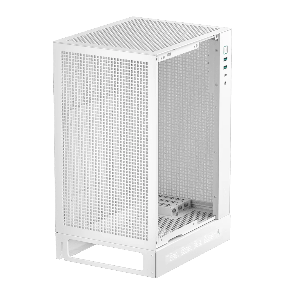 DEEPCOOL CH170 Digital - White, vertical ITX Case 8 DEEPCOOL CH170 Digital - White, vertical ITX Case - Ảnh 8
