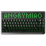 ANGRY MIAO AM 65 RGB Keyboard - Bundle - Cyber Grey - 65%, Leaf Spring Mounting, 3 modes, 10000mAh battery, DIY LED Screen