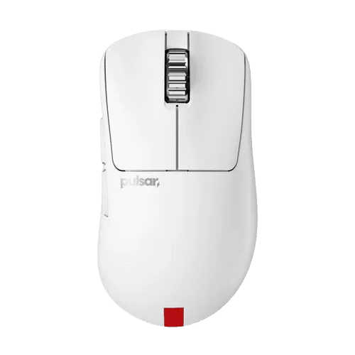 Pulsar Xlite V3 eS Wireless Gaming White Edition (Dongle 4K Polling Rate included) Mouse - Medium Size, OLED screen