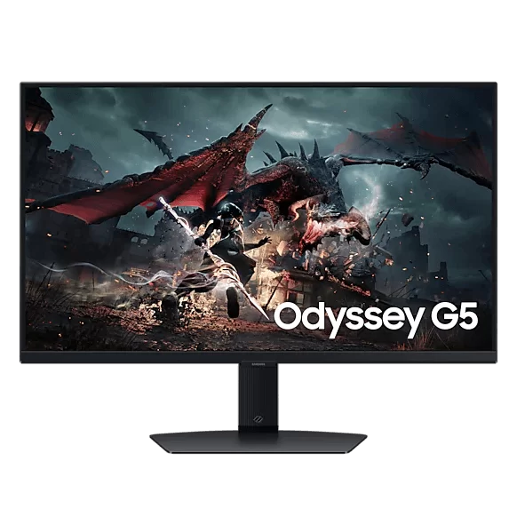 Samsung Odyssey G5 G50D QHD LS27DG502EEXXV Gaming Monitor - 27 inch, IPS, 180Hz, 1ms(GTG), QHD (2560 x 1440), VESA DisplayHDR 400 1 Samsung Odyssey G5 G50D QHD LS27DG502EEXXV Gaming Monitor - 27 inch, IPS, 180Hz, 1ms(GTG), QHD (2560 x 1440), VESA DisplayHDR 400