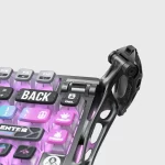 Alternative view of GravaStar Mercury K1 Pro Special Edition - Cyberpunk Gaming Keyboard