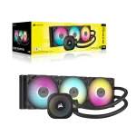 Alternative view of CORSAIR iCUE LINK TITAN 360 RX RGB AIO Liquid CPU Cooler (CW-9061018-WW) - Black, 360mm radiator, 3x 120mm RX120 RGB fans, iCUE LINK System Hub included