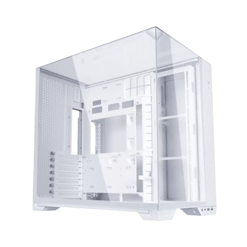 Lian Li O11 Vision Compact White Case - Aluminum, Steel, Tempered Glass ATX Mid Tower