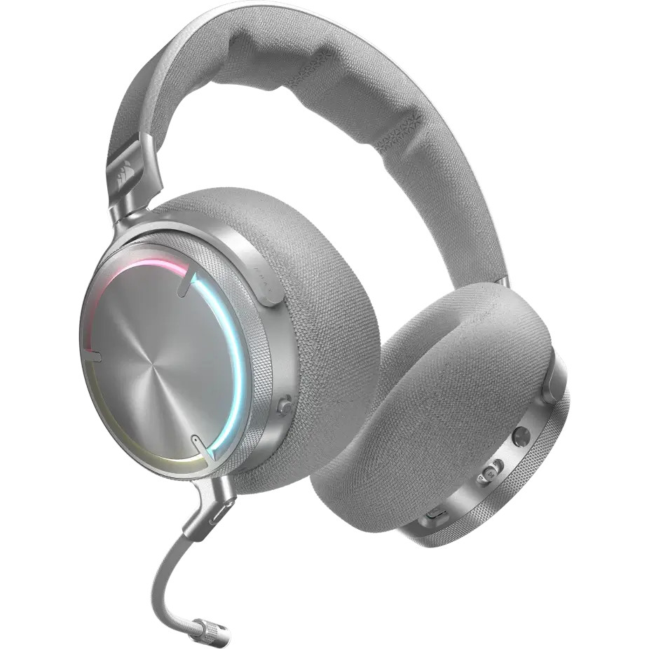 CORSAIR VIRTUOSO MAX WIRELESS Gaming Headset - Silver 3 CORSAIR VIRTUOSO MAX WIRELESS Gaming Headset - Silver - Ảnh 3