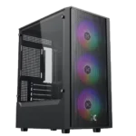 XIGMATEK MYX AIR II 3F (EN45967) Tempered Case - M-ATX, 3x 120mm RGB Fans