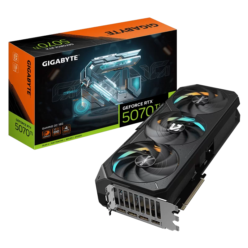 GIGABYTE GeForce RTX 5070Ti GAMING OC 16G (GV-N507TGAMING OC-16GD) Graphics Card