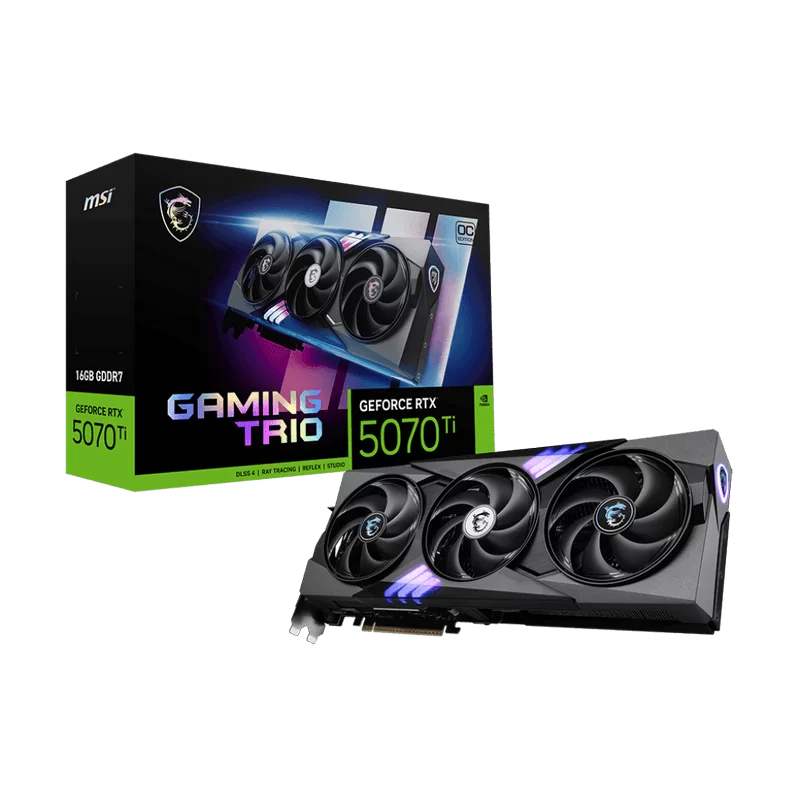 MSI GeForce RTX 5070Ti 16G GAMING TRIO OC PLUS Graphics Card