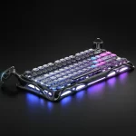 Alternative view of GravaStar Mercury K1 Pro Special Edition - Galaxy Black Gaming Keyboard