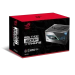 Alternative view of ASUS ROG Thor 1600W Platinum III Gaming PSU (ROG-THOR-1600T3-GAMING) - 1600W, ATX 3.1 compatible, magnetic OLED display, 80 Plus Titanium
