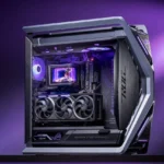 JONSBO TK-0 Separated Cabinet ITX Case Mini Tower Case - 270° Dual-Curved Glass