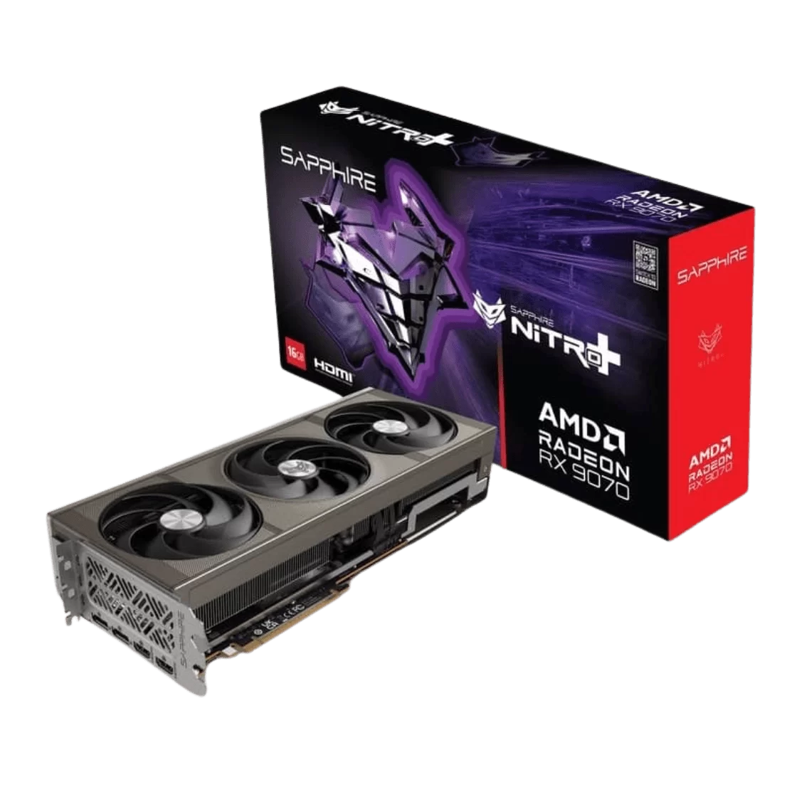 SAPPHIRE NITRO+ AMD Radeon™ RX 9070 GAMING OC 16GB (11349-01-20G) Graphics Card