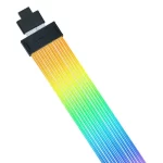 Alternative view of Lian Li Strimer Wireless 16-8 (PW16-81W) Addressable RGB Power Extension Cable - 340mm, 8 x light guide