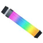 Alternative view of Lian Li Strimer Wireless 24P No Controller (PW24-1W) Addressable RGB Power Extension Cable - 260mm, 12 x light guide