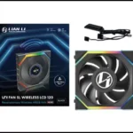 Lian Li UNI FAN SL Wireless LCD 120 Single Black Fan (12SLLCD1W1B) - 1x 120mm fans, 1.6" LCD Display 7 SL pk 02 1