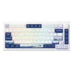 AKKO MOD007B-HE PC Santorini Sakura Pink Magnetic Switch Keyboard - 75%, RGB backlit, USB Type C 8K Hz Polling Rate Rapid Trigger