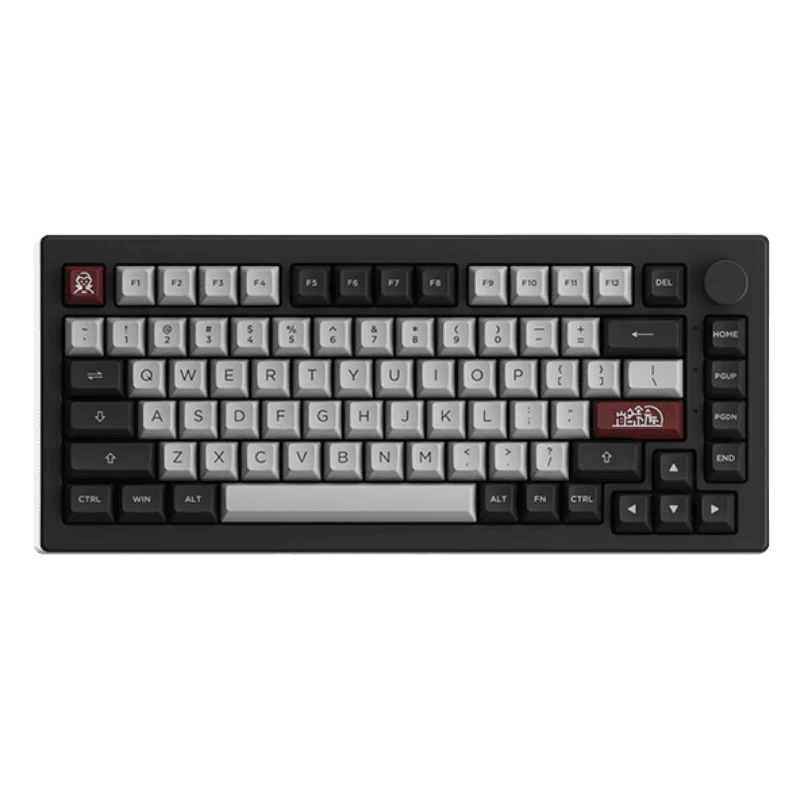 AKKO 5075B Plus Dracula Castle Keyboard - 75%, Multi-modes, Gasket mount, Keycap ASA profile, PBT Double-Shot , Hotswap, 3000mah