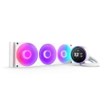 NZXT Kraken Elite 420 RGB V2 White AIO Liquid CPU Cooler - 2.72 inch IPS LCD & RGB, 420mm radiator, F420 RGB Core Fan