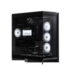 Alternative view of TRYX LUCA L70 Black Gaming Case - E-ATX, Mid Tower, Tempered Glass