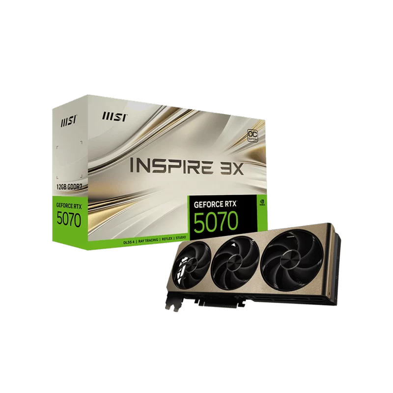 MSI GeForce RTX 5080 16G INSPIRE 3X OC Graphics Card