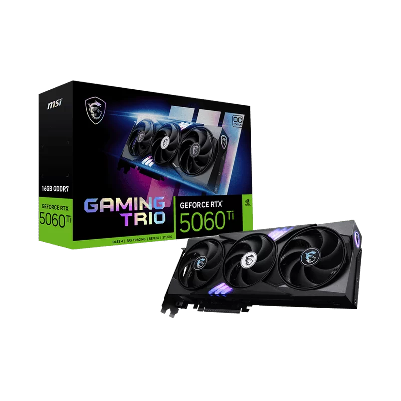 MSI RTX 5060 Ti 16G GAMING TRIO OC pic 1