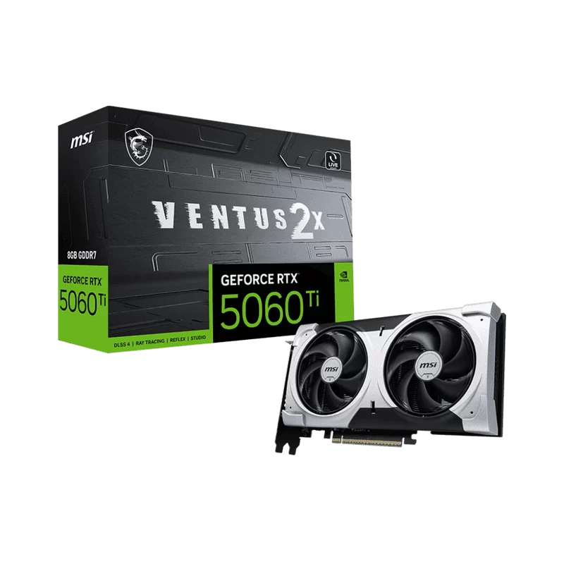 MSI GeForce RTX 5060Ti 8G VENTUS 2X PLUS Graphics Card