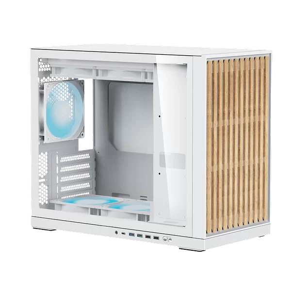 Shiny Snake G600 White iTX Case