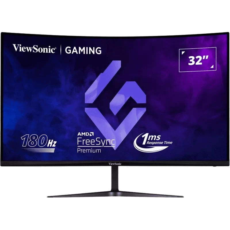 ViewSonic VX3218C-2K Curved 1500R Gaming Monitor - 32 inch, 2K QHD (2560 x 1440), VA 165Hz (2x HDMI 2.0, 1x DisplayPort), 2x 2W