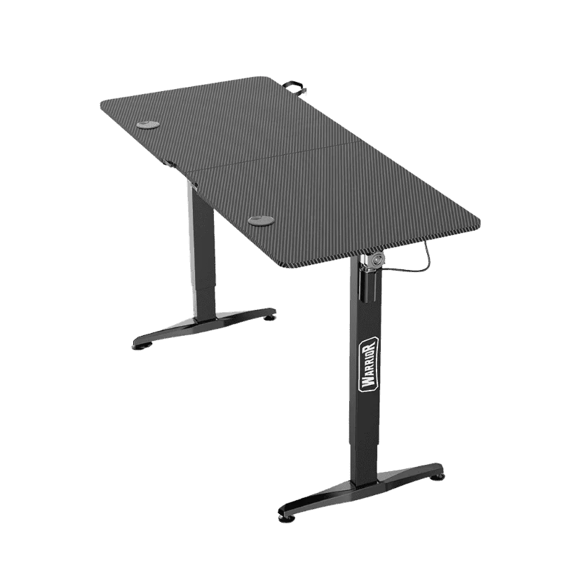 WARRIOR Paladin Series WGT606 Black - Electric Height Adjustable Standing Desk