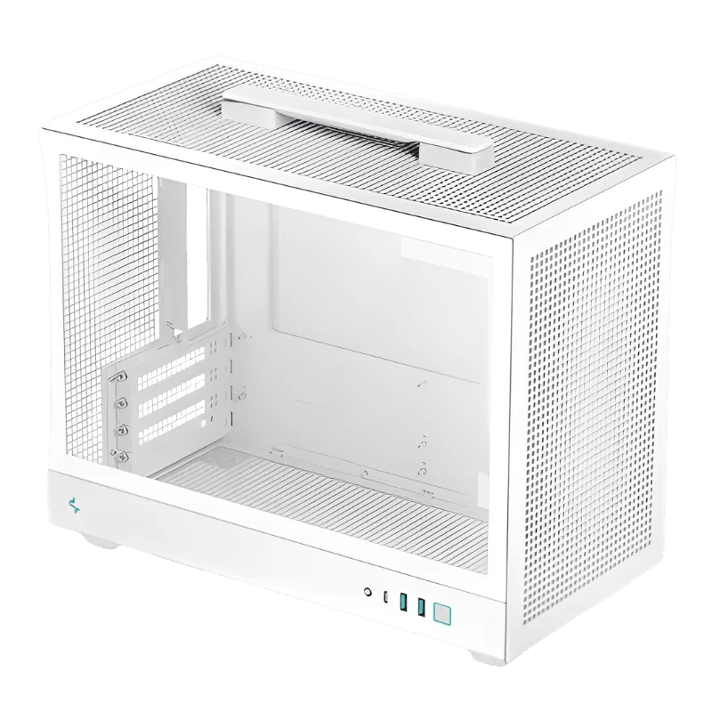 DEEPCOOL CH160 Plus White Portable High Airflow M-ITX Case
