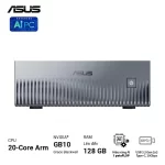 Alternative view of ASUS Ascent GX10 GX10-GG0036BN Desktop AI supercomputer - 4TB NVMe PCIe 5.0 SSD, ARM v9.2-A, GB10 Grace Blackwell GPU, 1 petaFLOP, 128 GB LPDDR5x, Wi-Fi 7 (Gig+), BT5.0
